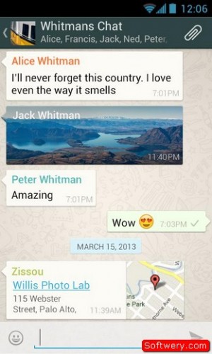 تحميل تطبيق الواتس اب WhatsApp 2.12.84 الجديد اندرويد 